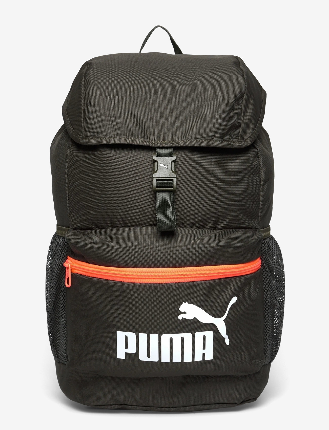 PUMA - PUMA PHASE HOODED Backpack - sporttaschen - dark olive-glowing red - 0