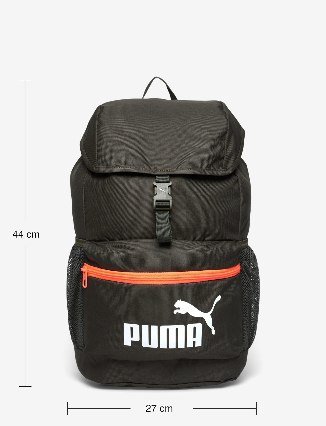 PUMA - PUMA PHASE HOODED Backpack - sporttaschen - dark olive-glowing red - 3