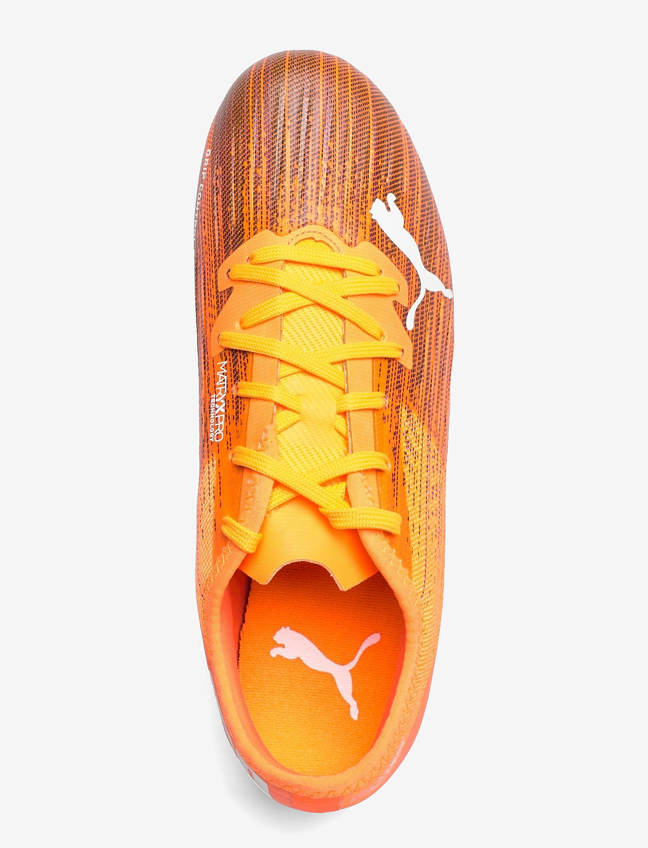 PUMA - ULTRA 2.1 FG/AG Jr - shocking orange-puma black - 3