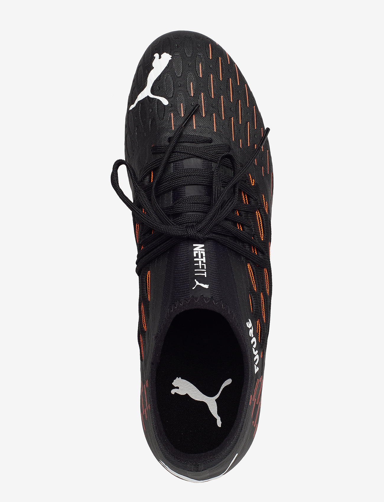 PUMA - FUTURE 6.3 NETFIT FG/AG - puma black-puma white-shocking oran - 3