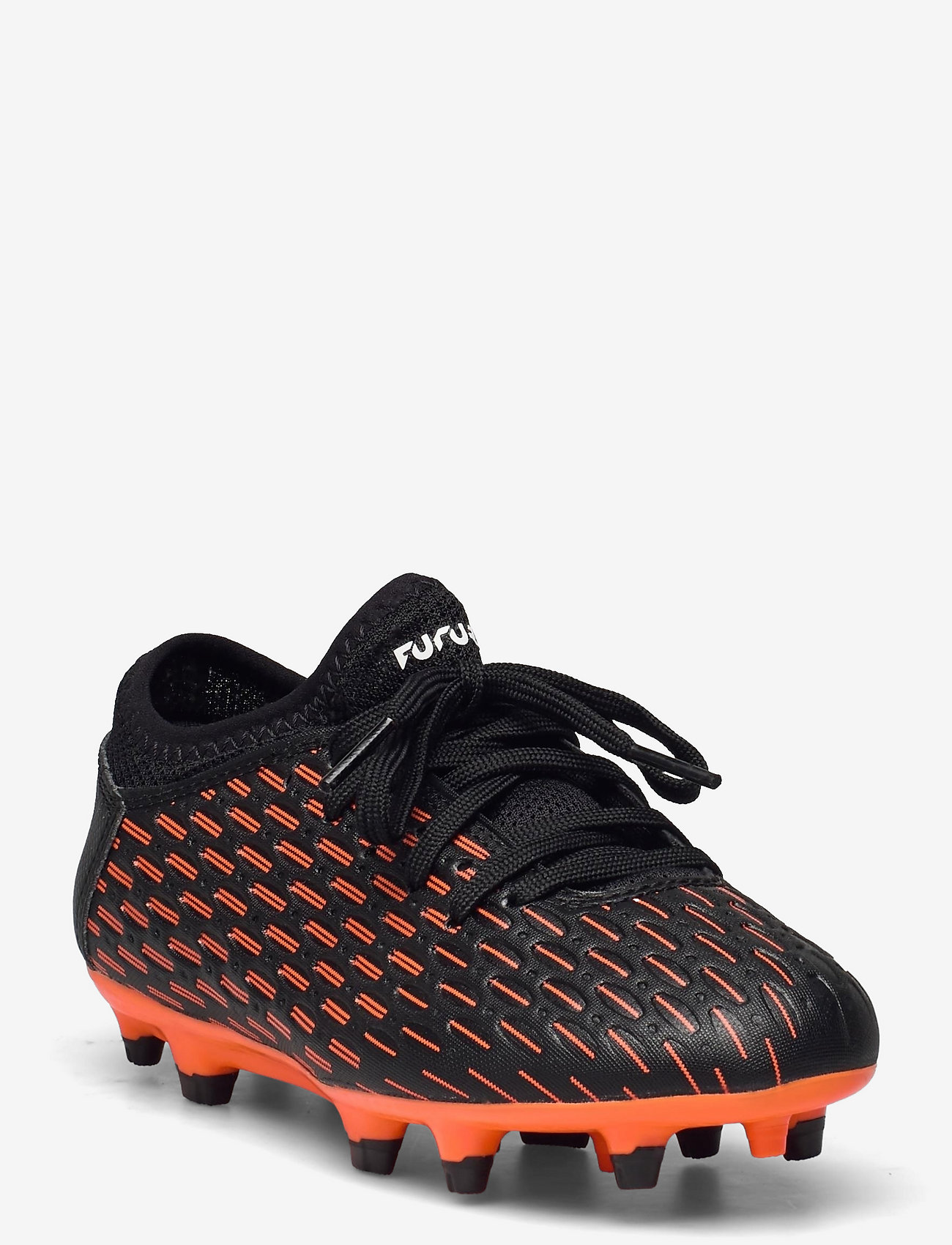 PUMA - FUTURE 6.4 FG/AG Jr - puma black-puma white-shocking oran - 0