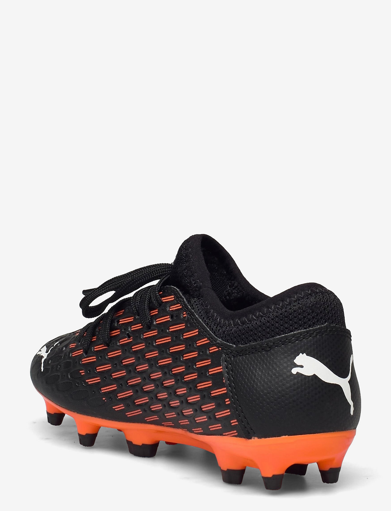 PUMA - FUTURE 6.4 FG/AG Jr - puma black-puma white-shocking oran - 2