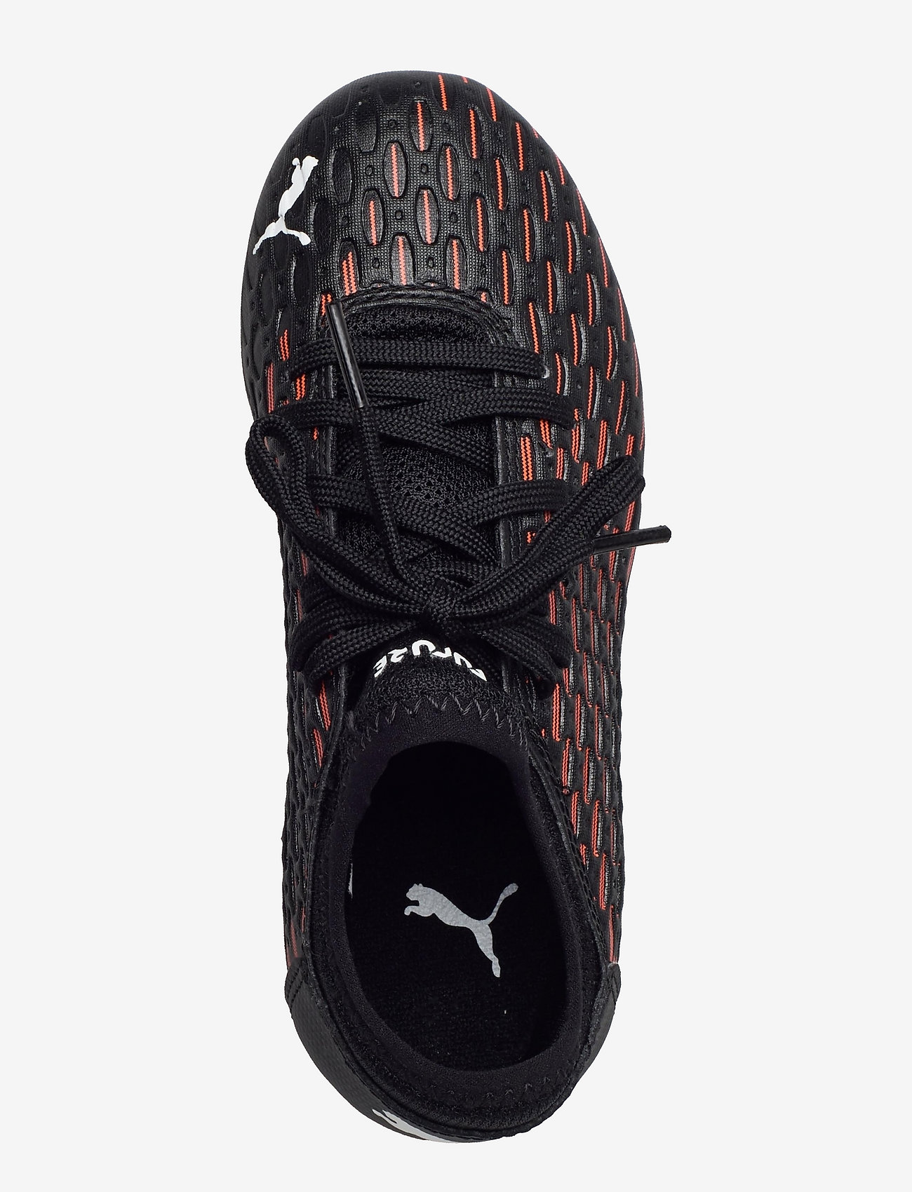 PUMA - FUTURE 6.4 FG/AG Jr - puma black-puma white-shocking oran - 3