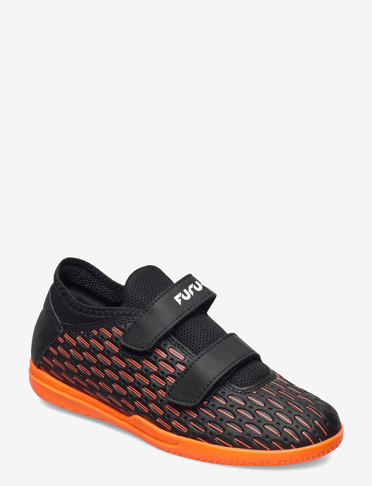 PUMA - FUTURE 6.4 IT V Jr - puma black-puma white-shocking oran - 0