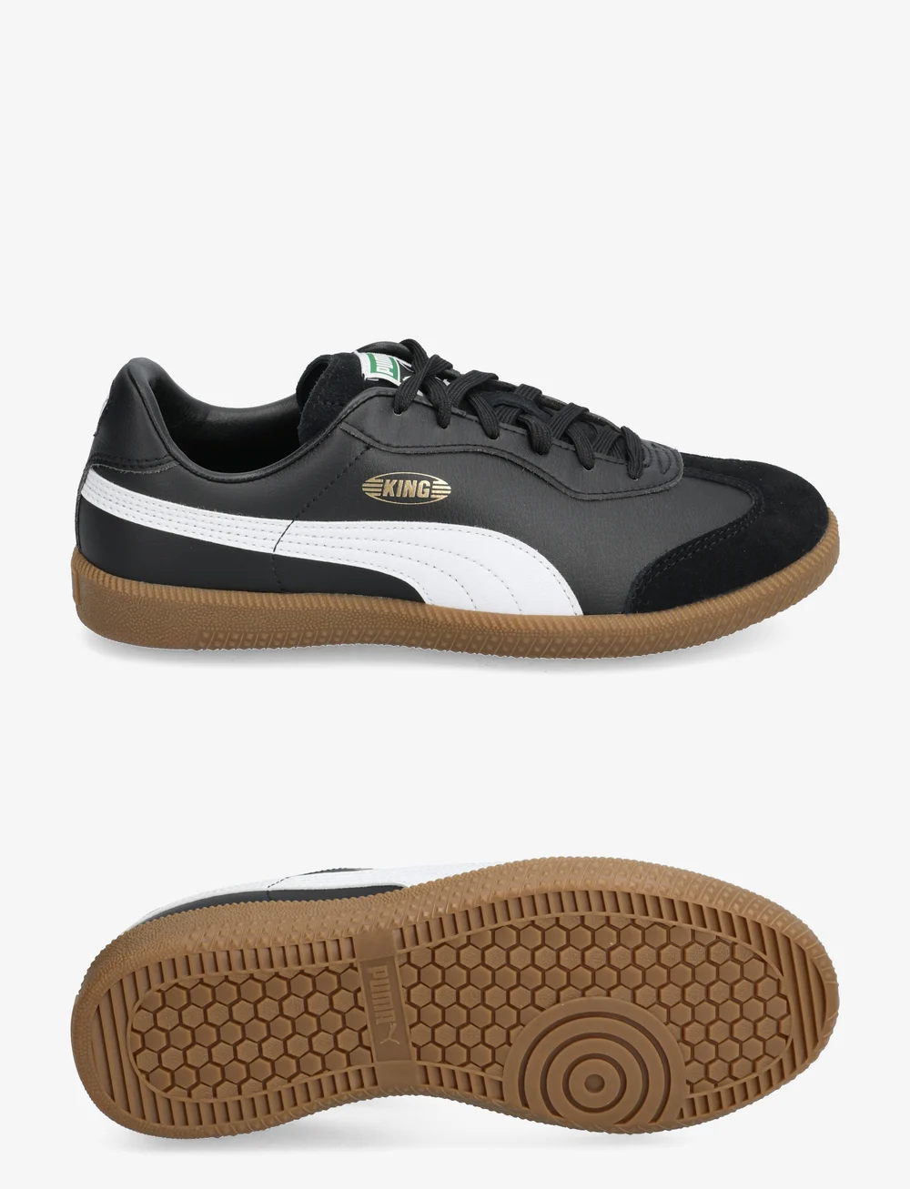PUMA - KING 21 IT - buty piłkarskie - puma black-puma white-gum - 0