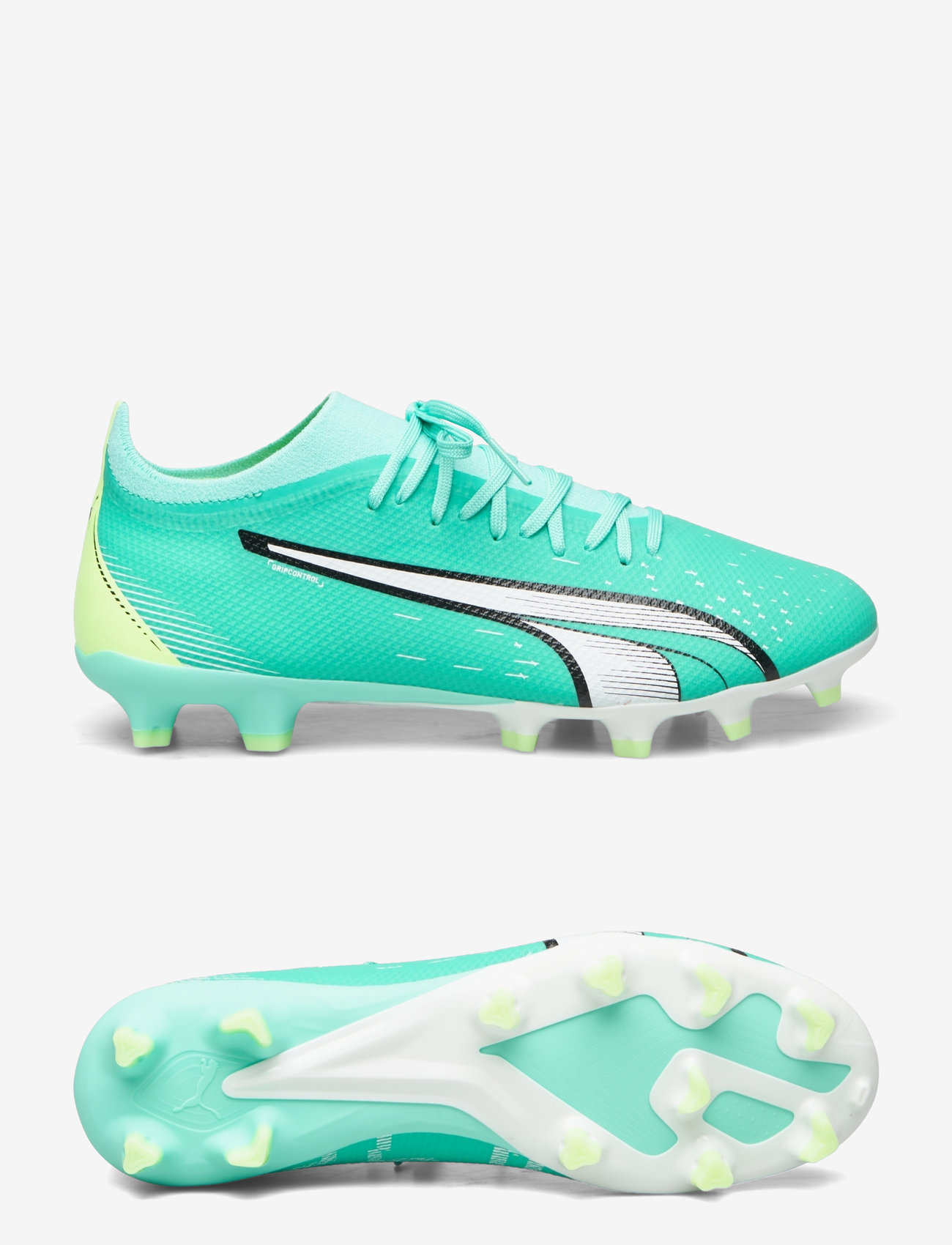 PUMA - ULTRA MATCH FG/AG - electric peppermint-puma white-fast yellow - 0