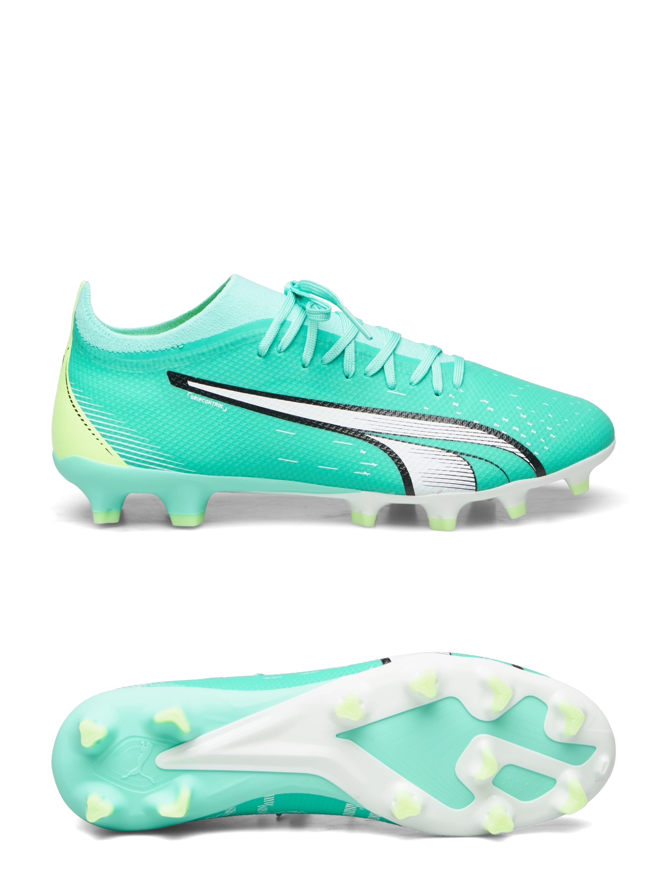 ULTRA MATCH FG/AG - ELECTRIC PEPPERMINT-PUMA WHITE-FAST YELLOW