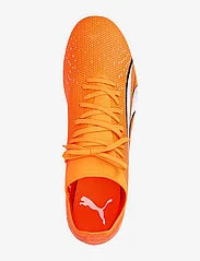 PUMA - ULTRA MATCH FG/AG - football shoes - ultra orange-puma white-blue glimmer - 3