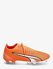 PUMA - ULTRA MATCH FG/AG - voetbalschoenen - ultra orange-puma white-blue glimmer - 4