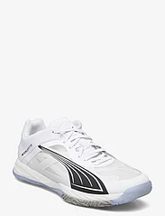 PUMA - Accelerate NITRO SQD - indoor sports shoes - puma white-puma black-concrete gray - 0