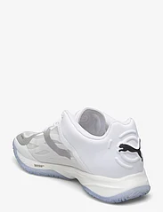 PUMA - Accelerate NITRO SQD - buty do sportów halowych - puma white-puma black-concrete gray - 2