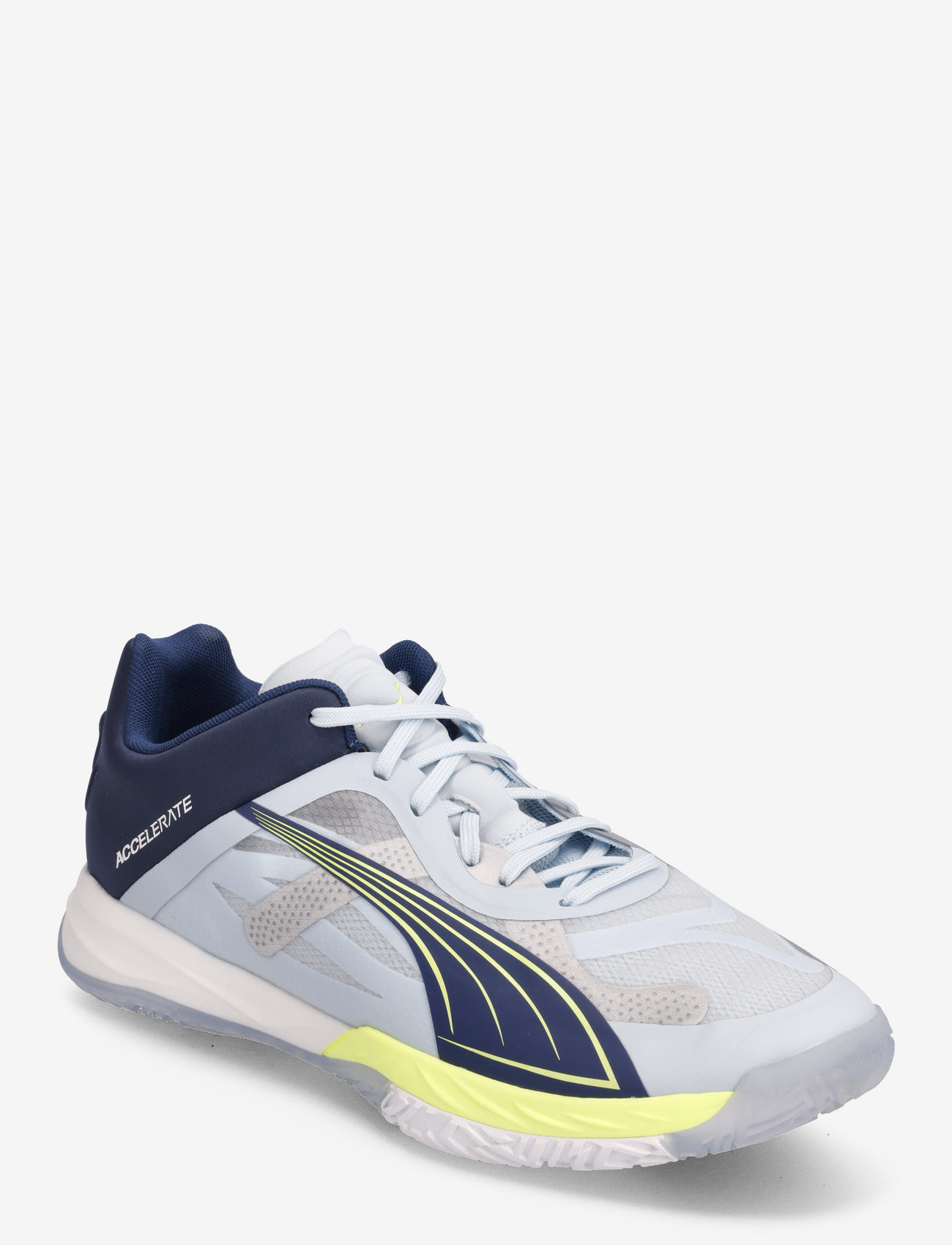 PUMA - Accelerate NITRO SQD - indoor sports shoes - silver sky-persian blue-puma white - 0
