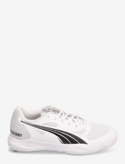 PUMA - Attacourt - buty do sportów halowych - puma white-puma black-concrete gray - 1