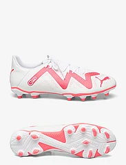 PUMA - FUTURE PLAY FG/AG - football shoes - puma white-fire orchid - 0