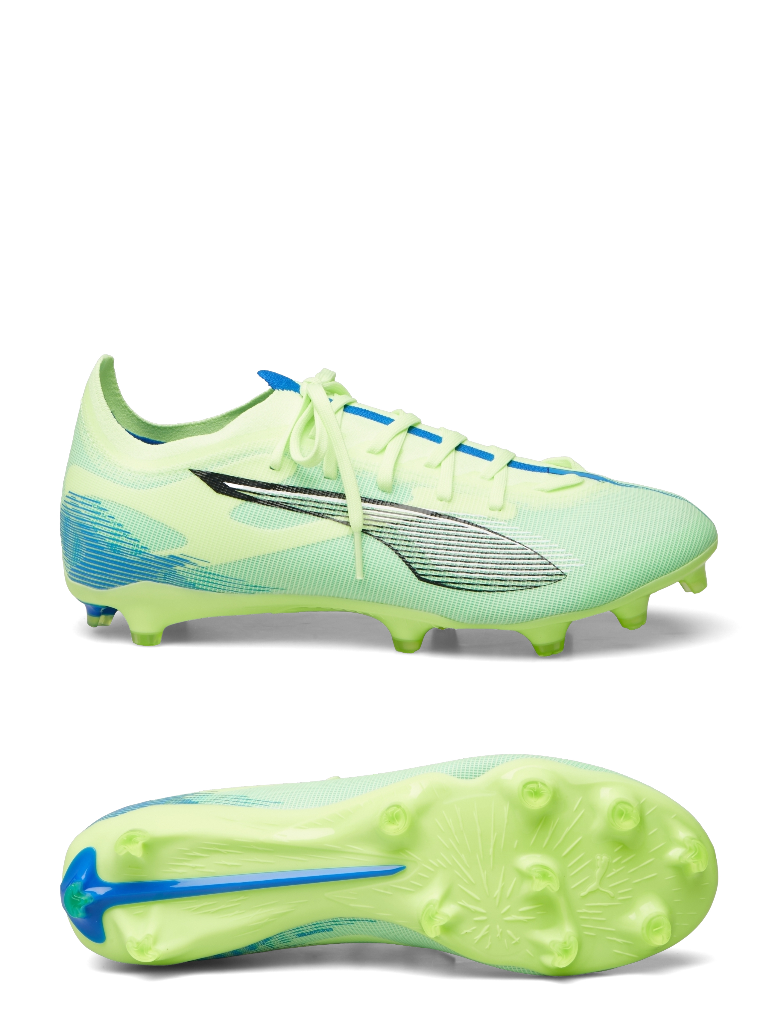 PUMA ULTRA 5 MATCH FG/AG - Fodboldstøvler - FIZZY APPLE-PUMA WHITE-BLUEMAZING / multi