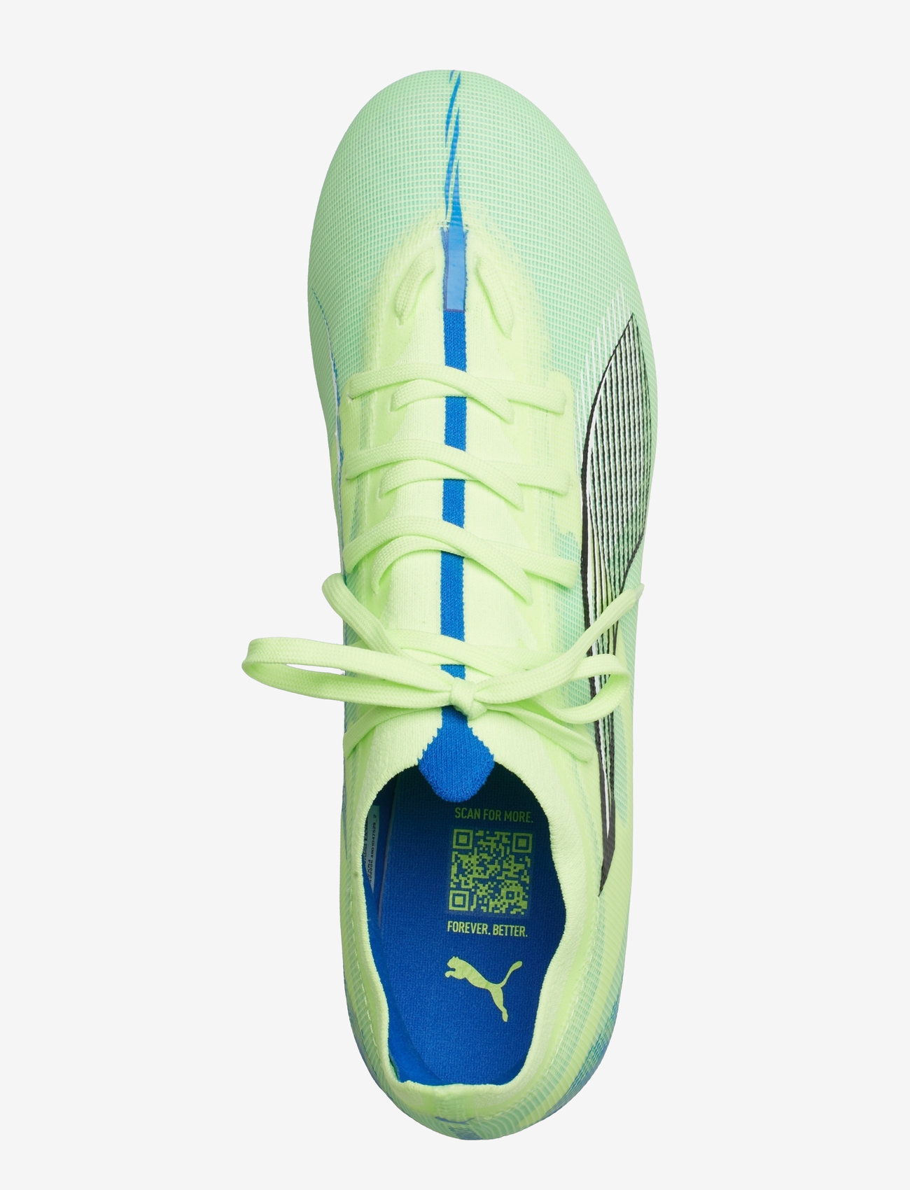 PUMA - ULTRA 5 MATCH FG/AG - football boots - fizzy apple-puma white-bluemazing - 3