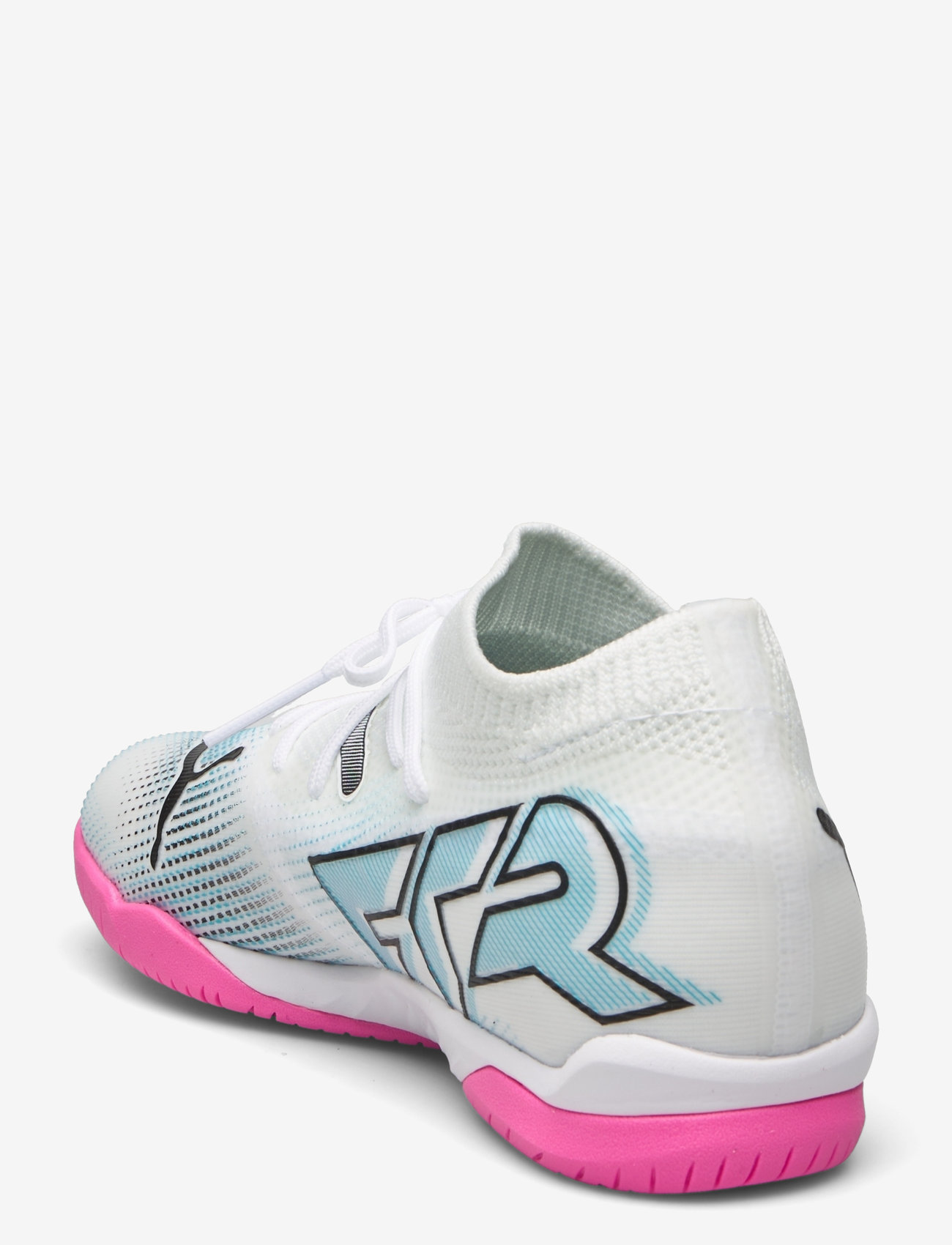 PUMA - FUTURE 7 MATCH IT + Mid Jr - puma white-puma black-poison pink - 2