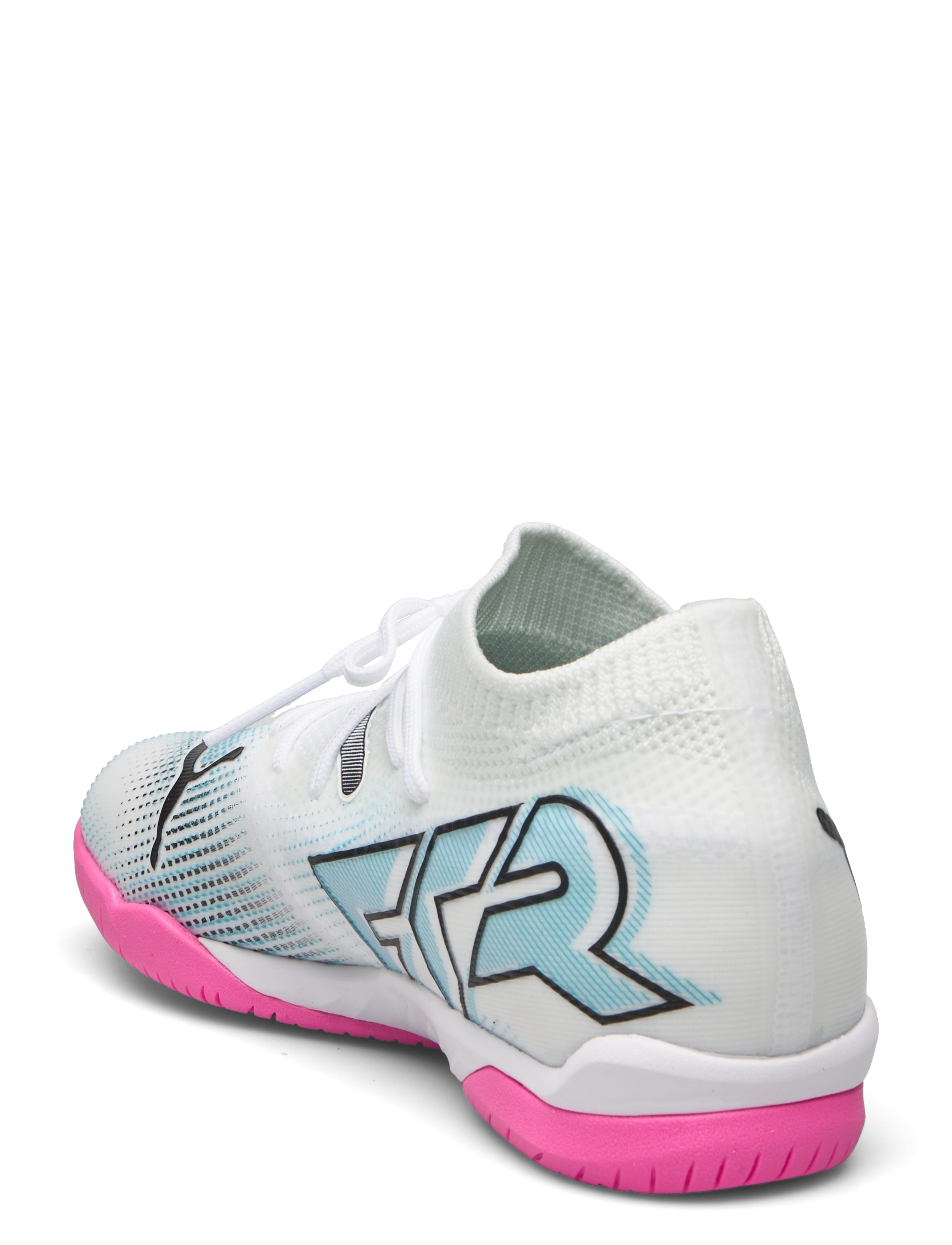 PUMA - FUTURE 7 MATCH IT + Mid Jr - puma white-puma black-poison pink - 2