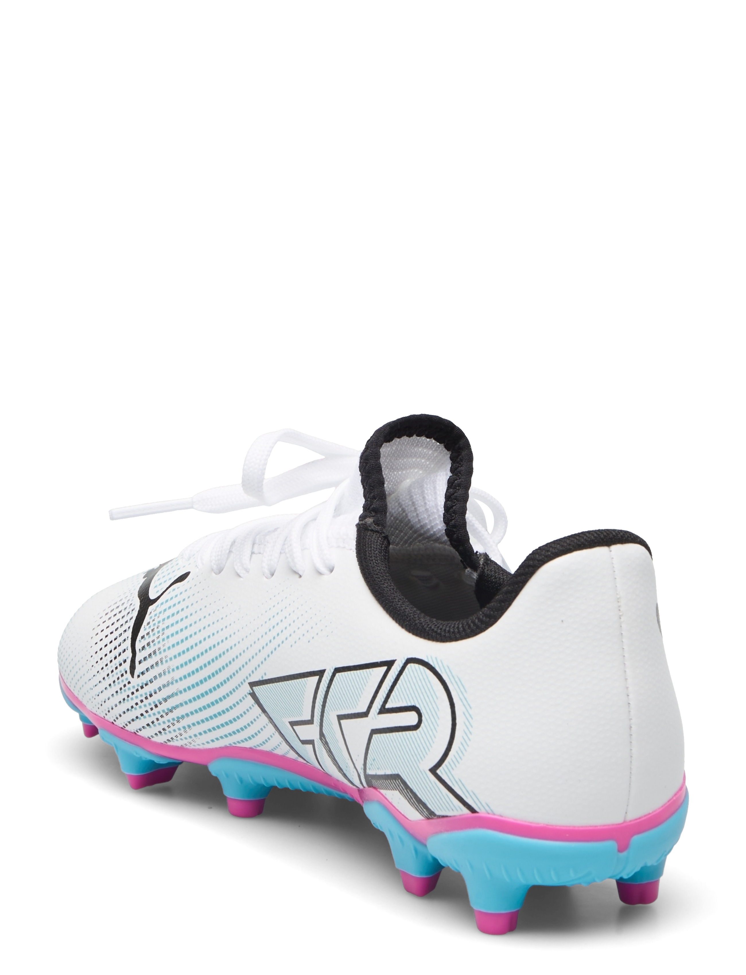 PUMA - FUTURE 7 PLAY FG/AG Jr - puma white-puma black-poison pink - 2