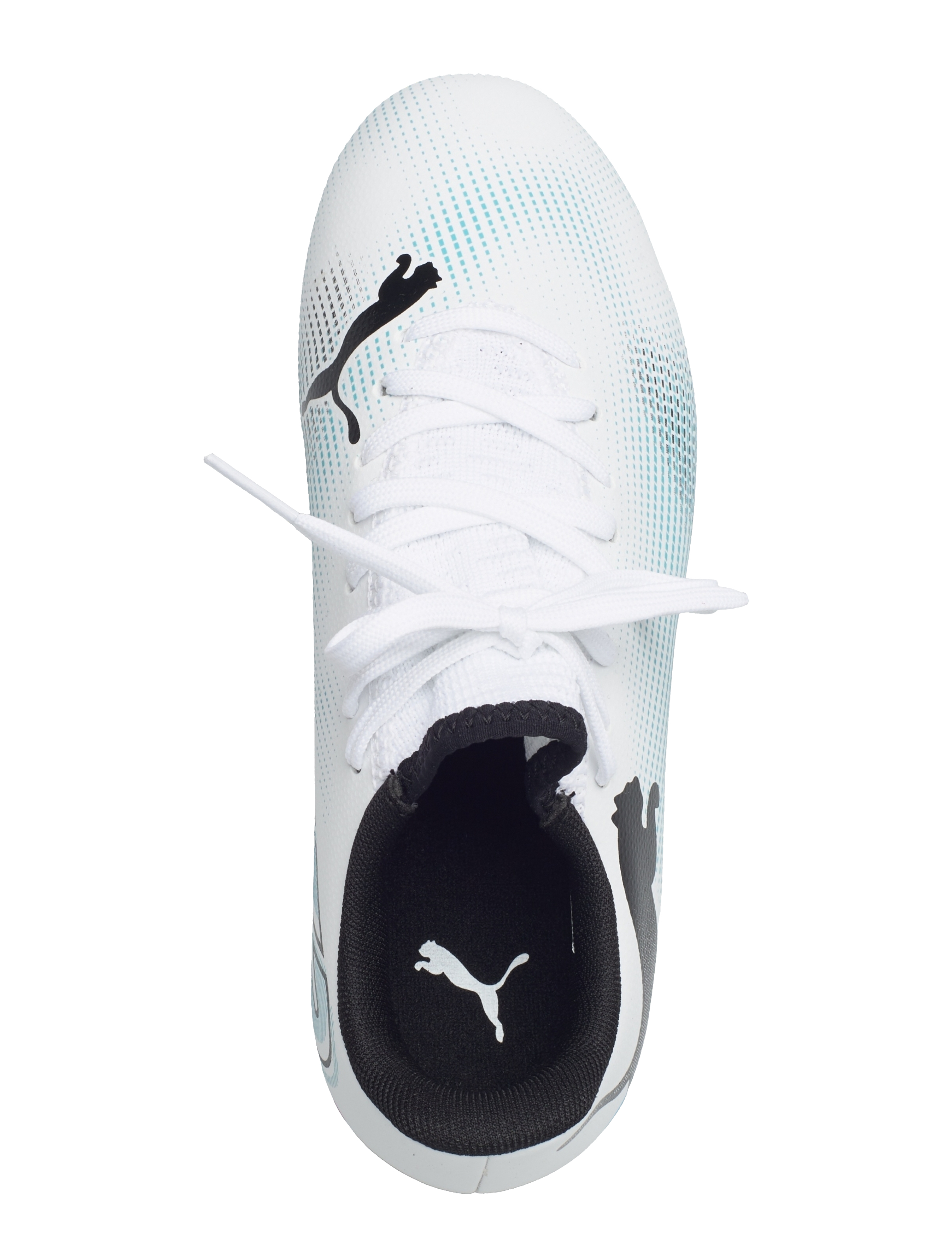 PUMA - FUTURE 7 PLAY FG/AG Jr - puma white-puma black-poison pink - 3