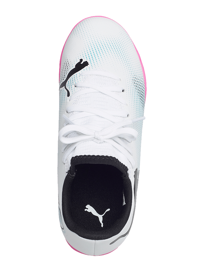 PUMA - FUTURE 7 PLAY TT Jr - puma white-puma black-poison pink - 3