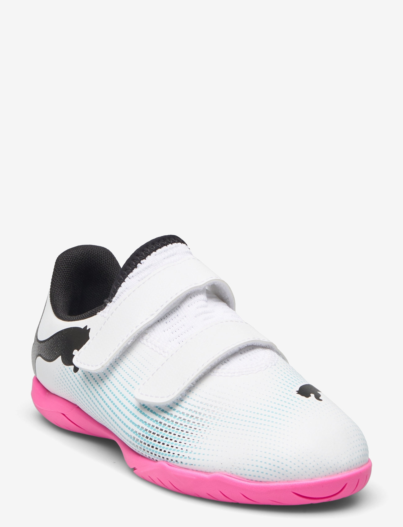 PUMA - FUTURE 7 PLAY IT V Jr - puma white-puma black-poison pink - 1