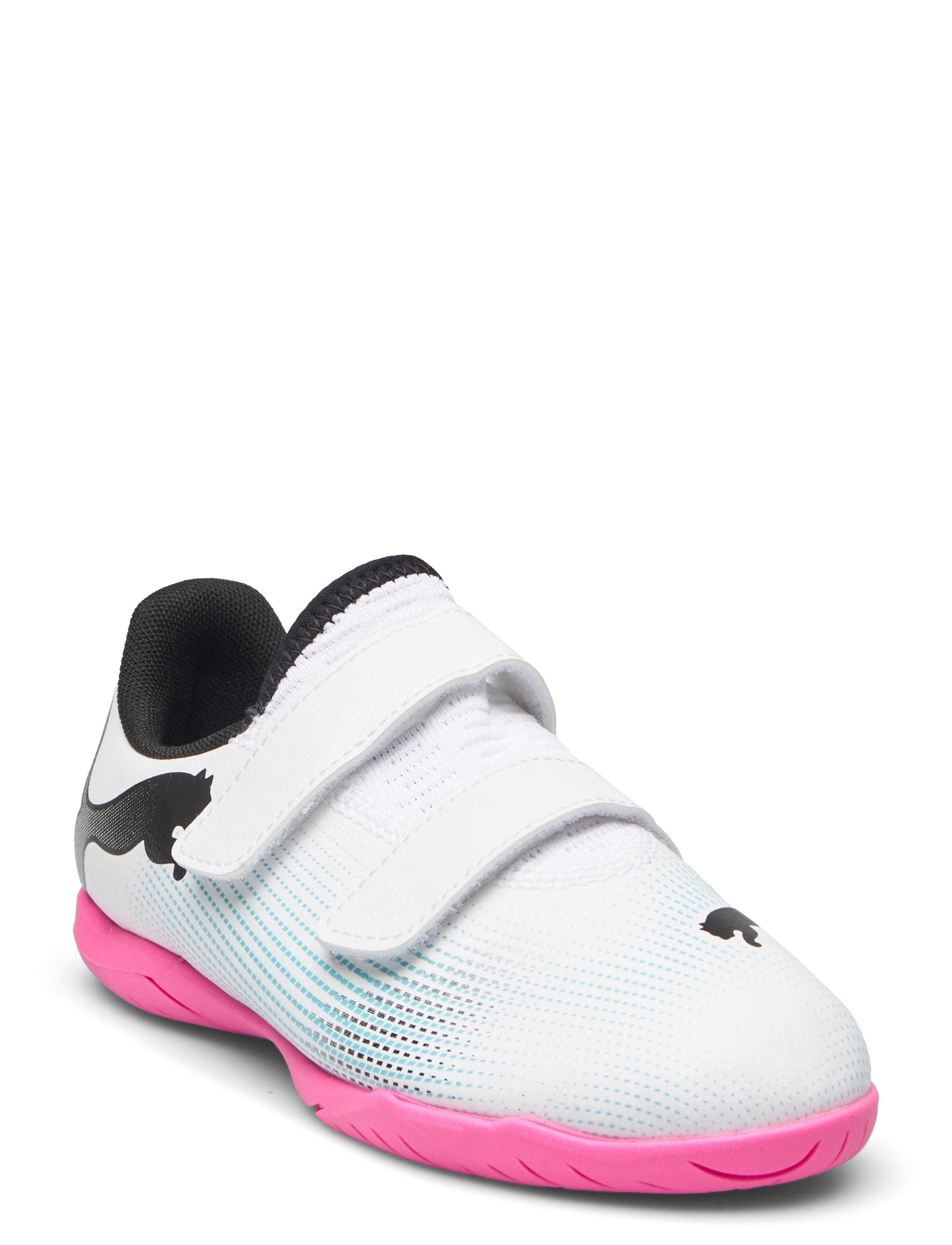 PUMA - FUTURE 7 PLAY IT V Jr - puma white-puma black-poison pink - 1