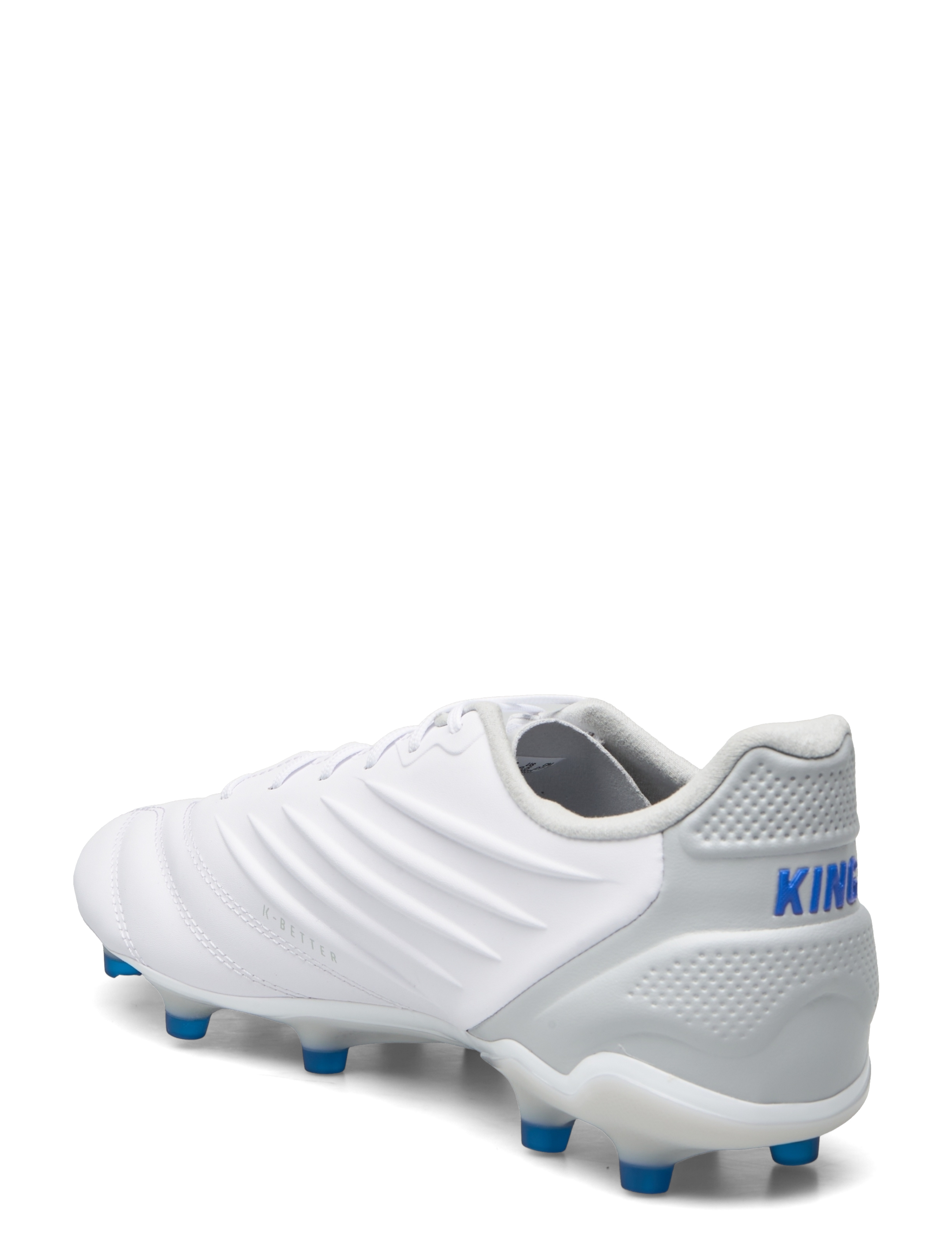 PUMA - KING PRO FG/AG - puma white-bluemazing-flat light gray - 2