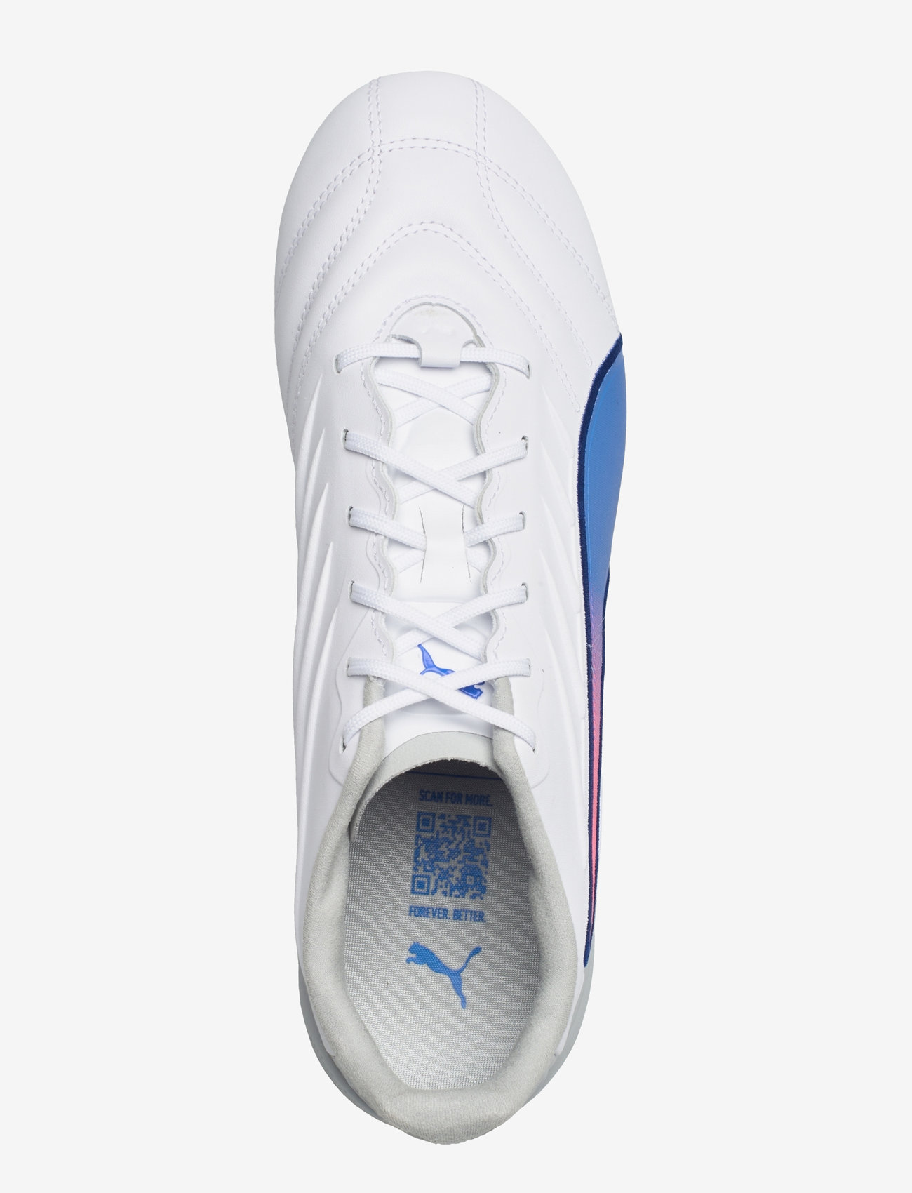 PUMA - KING PRO FG/AG - fußballstiefel - puma white-bluemazing-flat light gray - 3