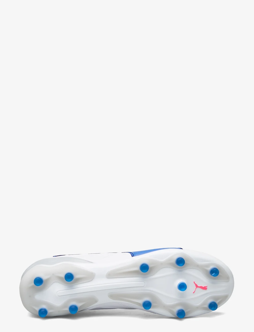 PUMA - KING PRO FG/AG - fotbollsskor - puma white-bluemazing-flat light gray - 4