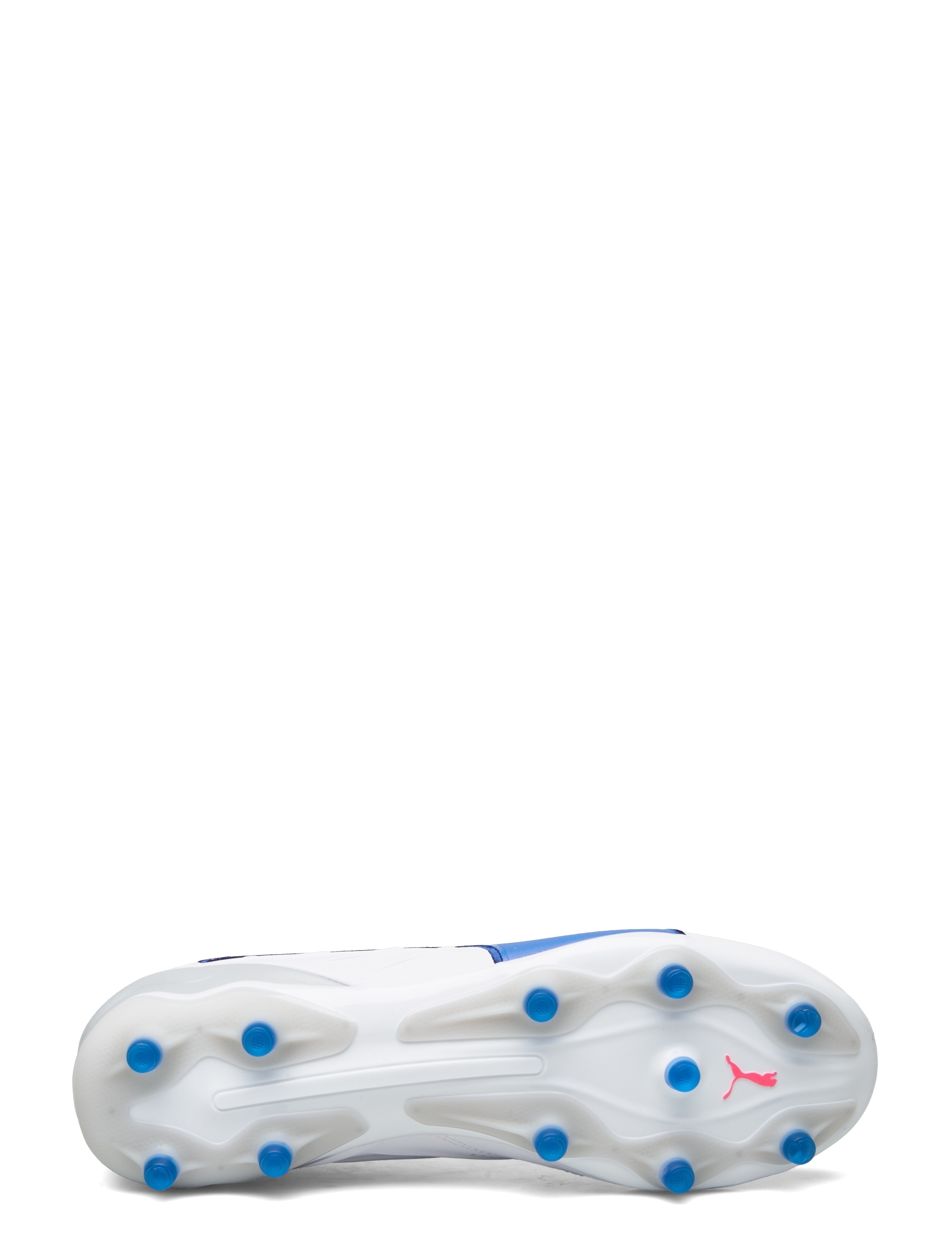 PUMA - KING PRO FG/AG - puma white-bluemazing-flat light gray - 4