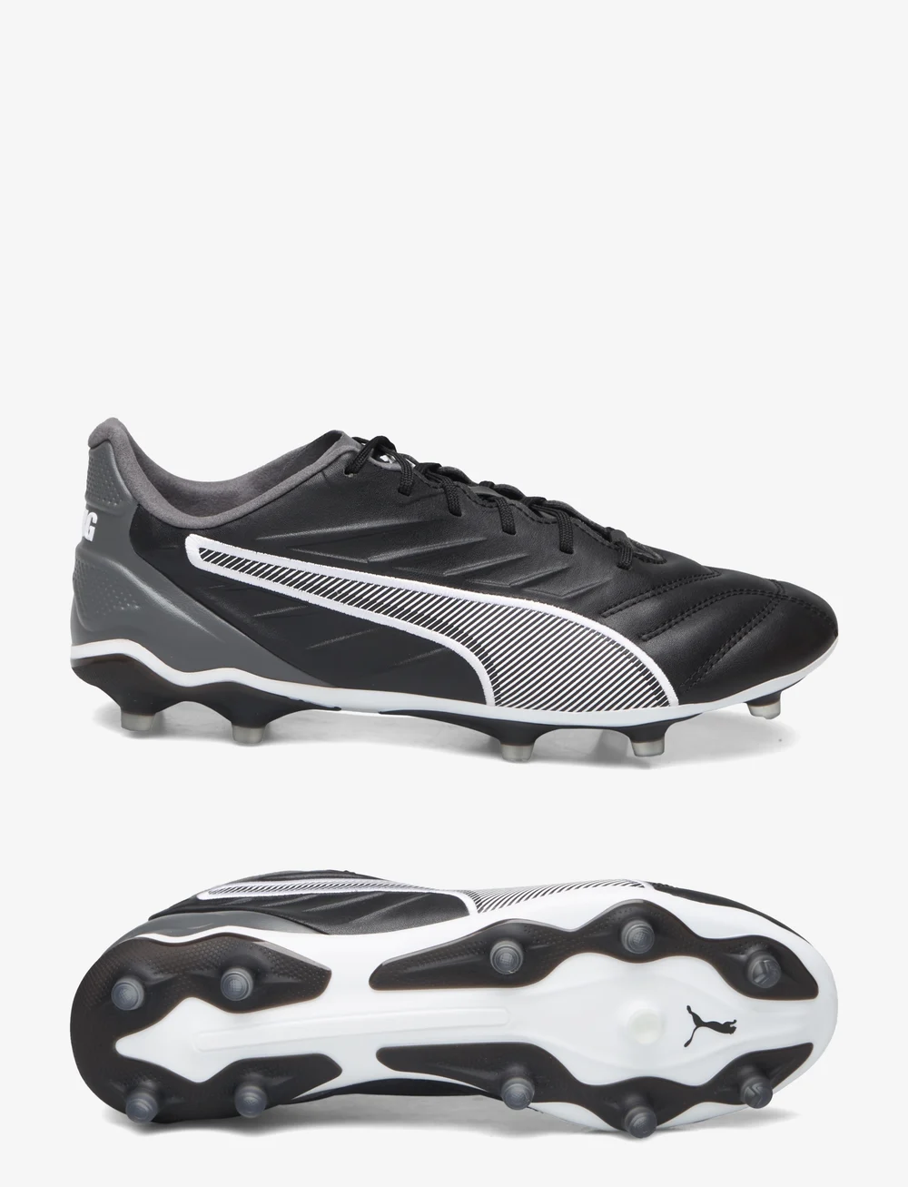 PUMA - KING PRO FG/AG - fotbollsskor - puma black-puma white-cool dark gray - 0