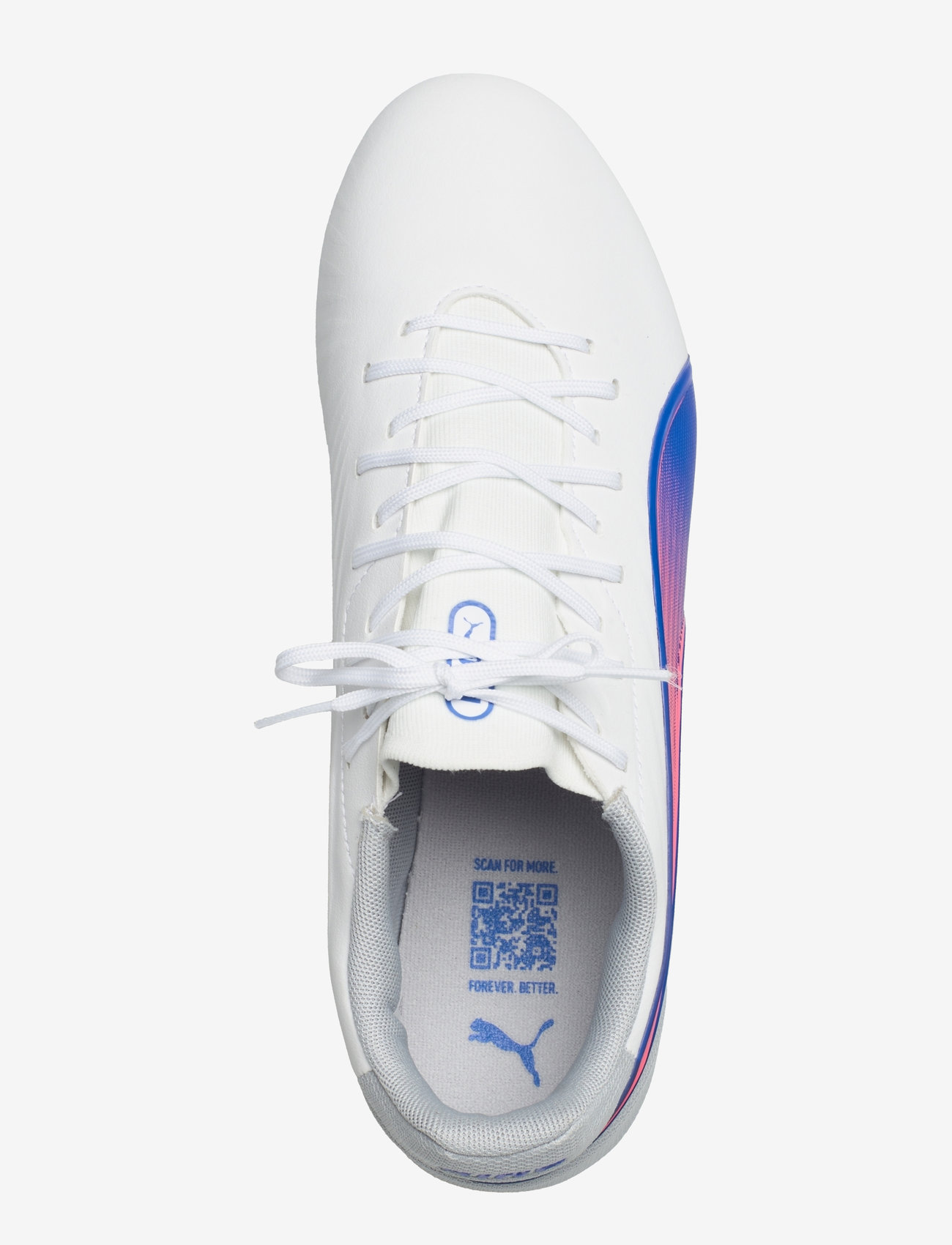 PUMA - KING MATCH FG/AG - jalgpallisaapad - puma white-bluemazing-flat light gray - 3