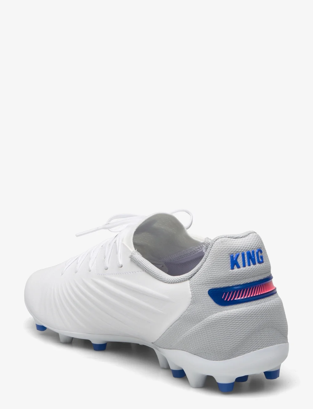 PUMA - KING MATCH MG - fotbollsskor - puma white-bluemazing-flat light gray - 2