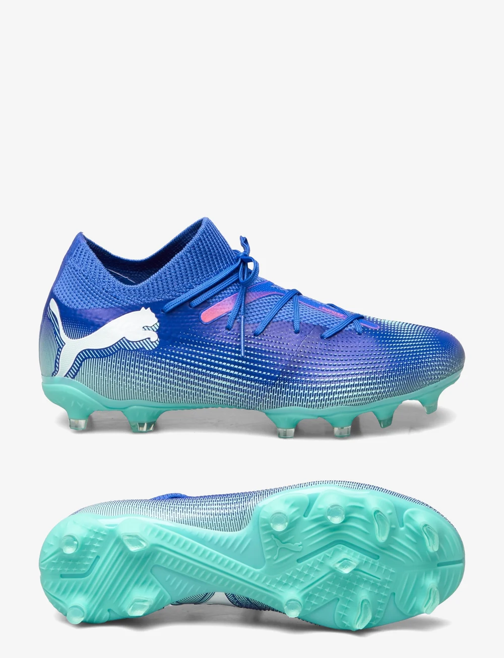 PUMA - FUTURE 7 MATCH FG/AG Wn s - fußballstiefel - bluemazing-puma white-electric peppermint - 0