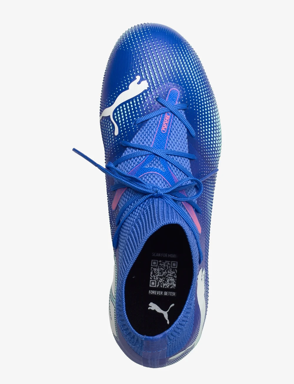 PUMA - FUTURE 7 MATCH FG/AG Wn s - fußballstiefel - bluemazing-puma white-electric peppermint - 3