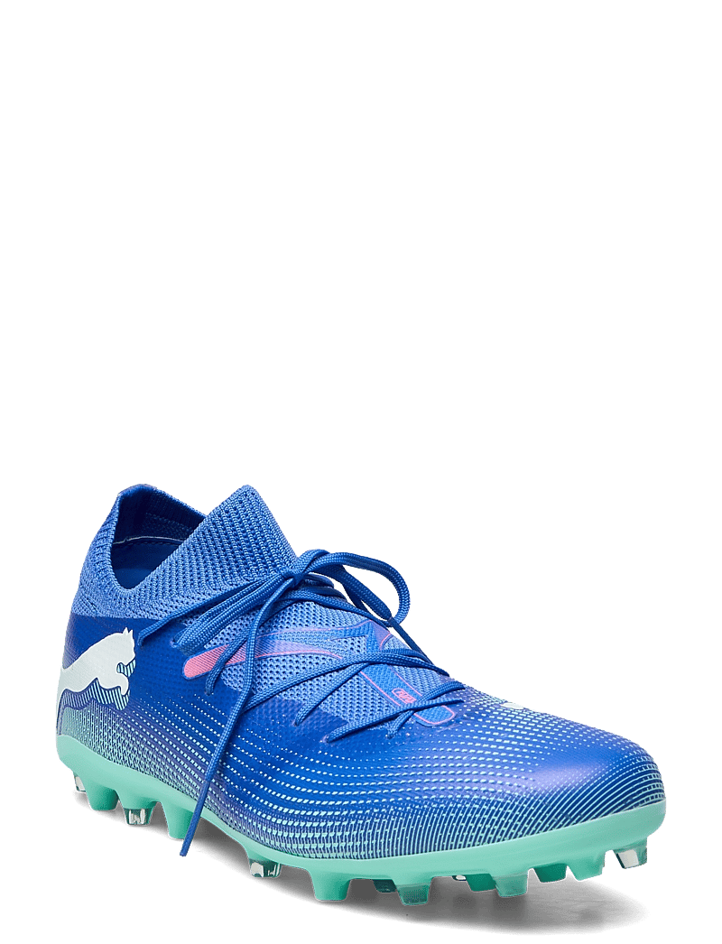 PUMA - FUTURE 7 MATCH MG - fußballstiefel - bluemazing-puma white-electric peppermint - 1