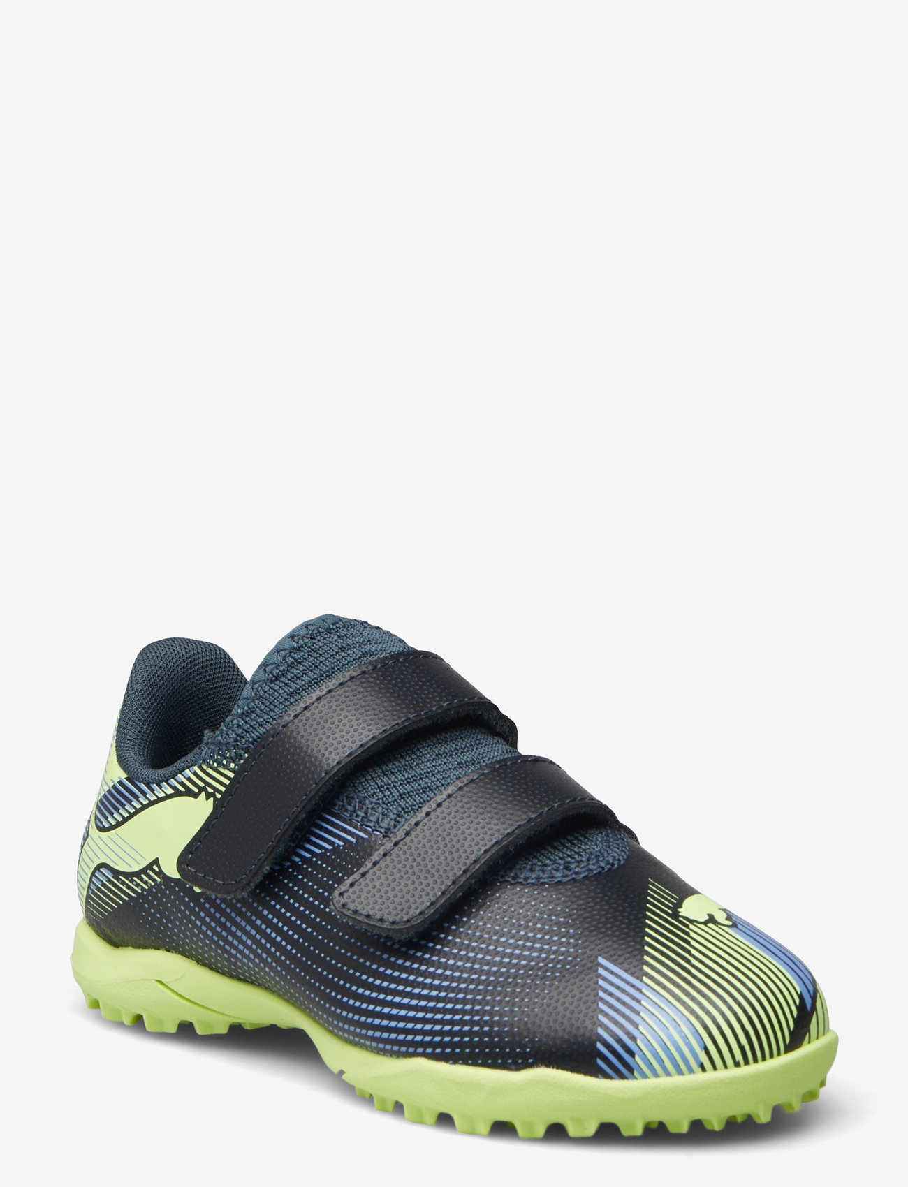 PUMA - FUTURE 7 PLAY TT V Jr - gray skies-elektro purple-fizzy apple-puma white - 1