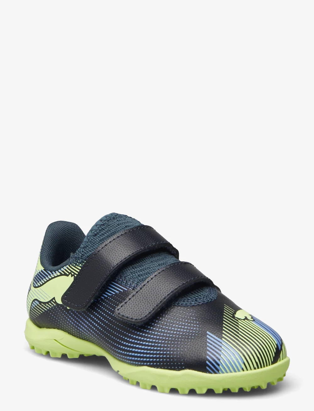 PUMA - FUTURE 7 PLAY TT V Jr - vêtements - gray skies-elektro purple-fizzy apple-puma white - 1