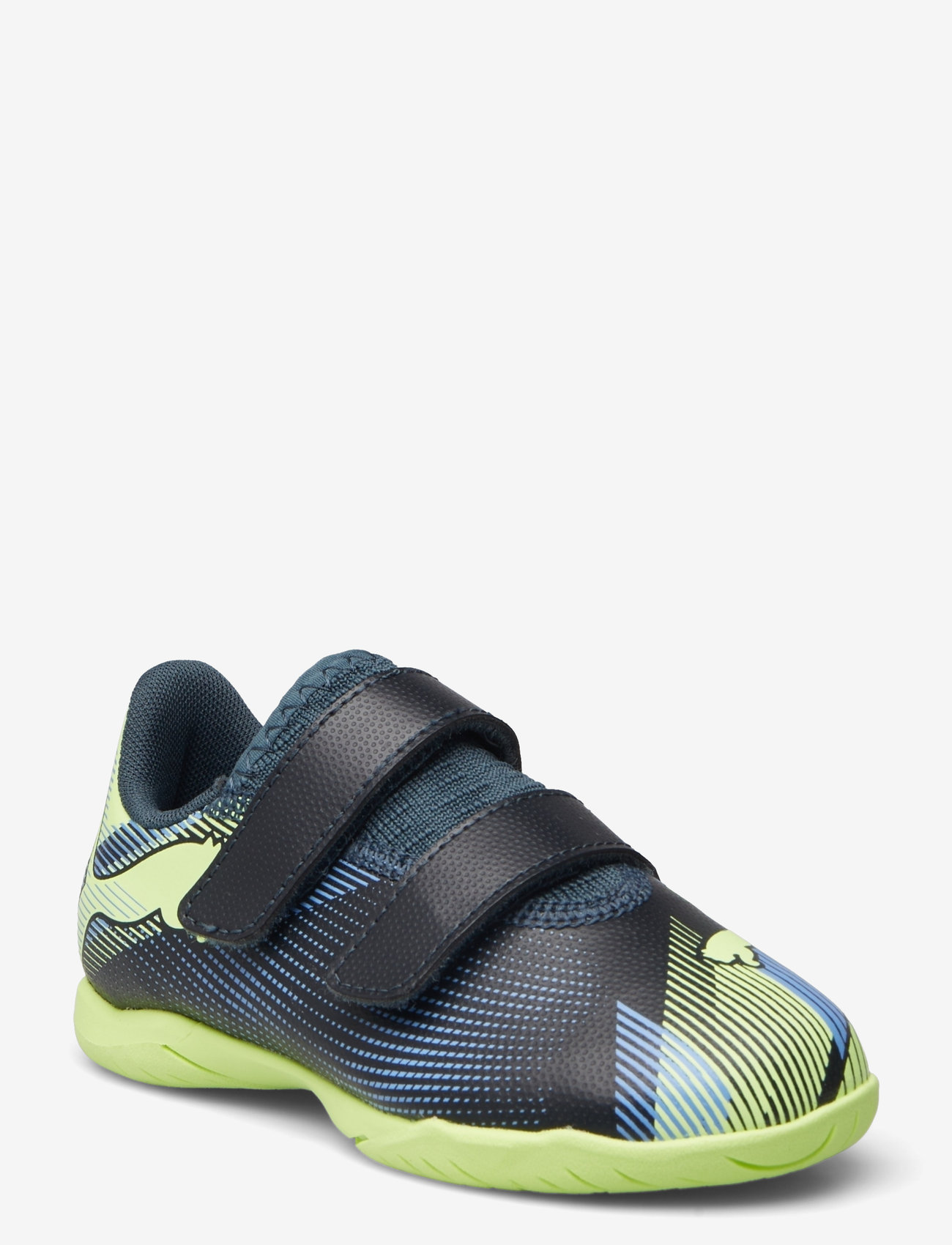 PUMA - FUTURE 7 PLAY IT V Jr - gray skies-elektro purple-fizzy apple-puma white - 1