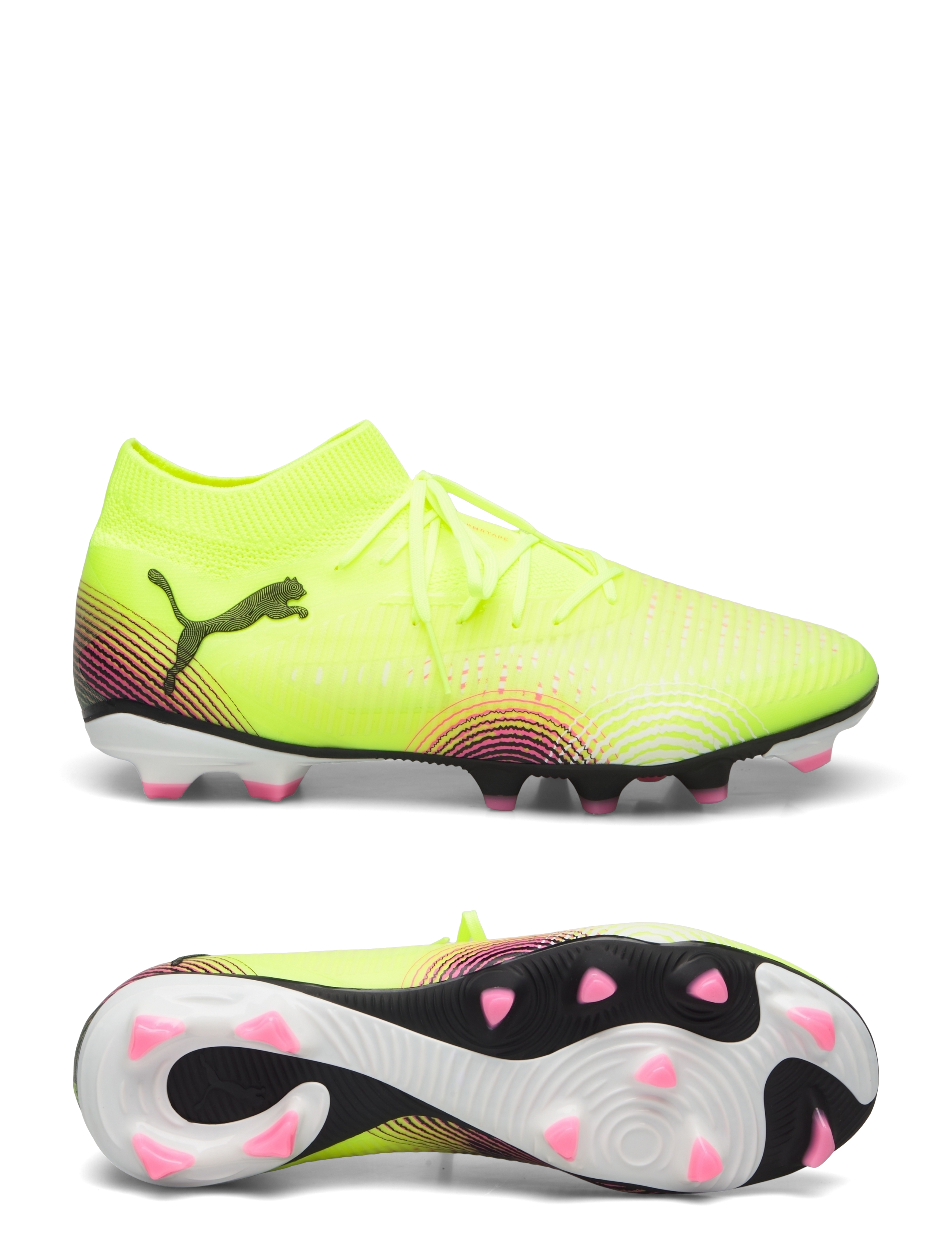 PUMA FUTURE 8 PRO FG/AG - Fodboldstøvler - YELLOW ALERT-PUMA BLACK-SUN STRUCK / multi