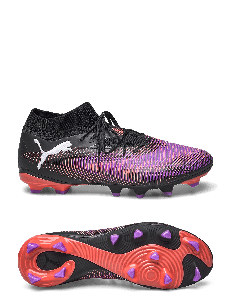 PUMA - FUTURE 8 PRO FG/AG - fußballstiefel - puma black-puma white-glowing red - 0