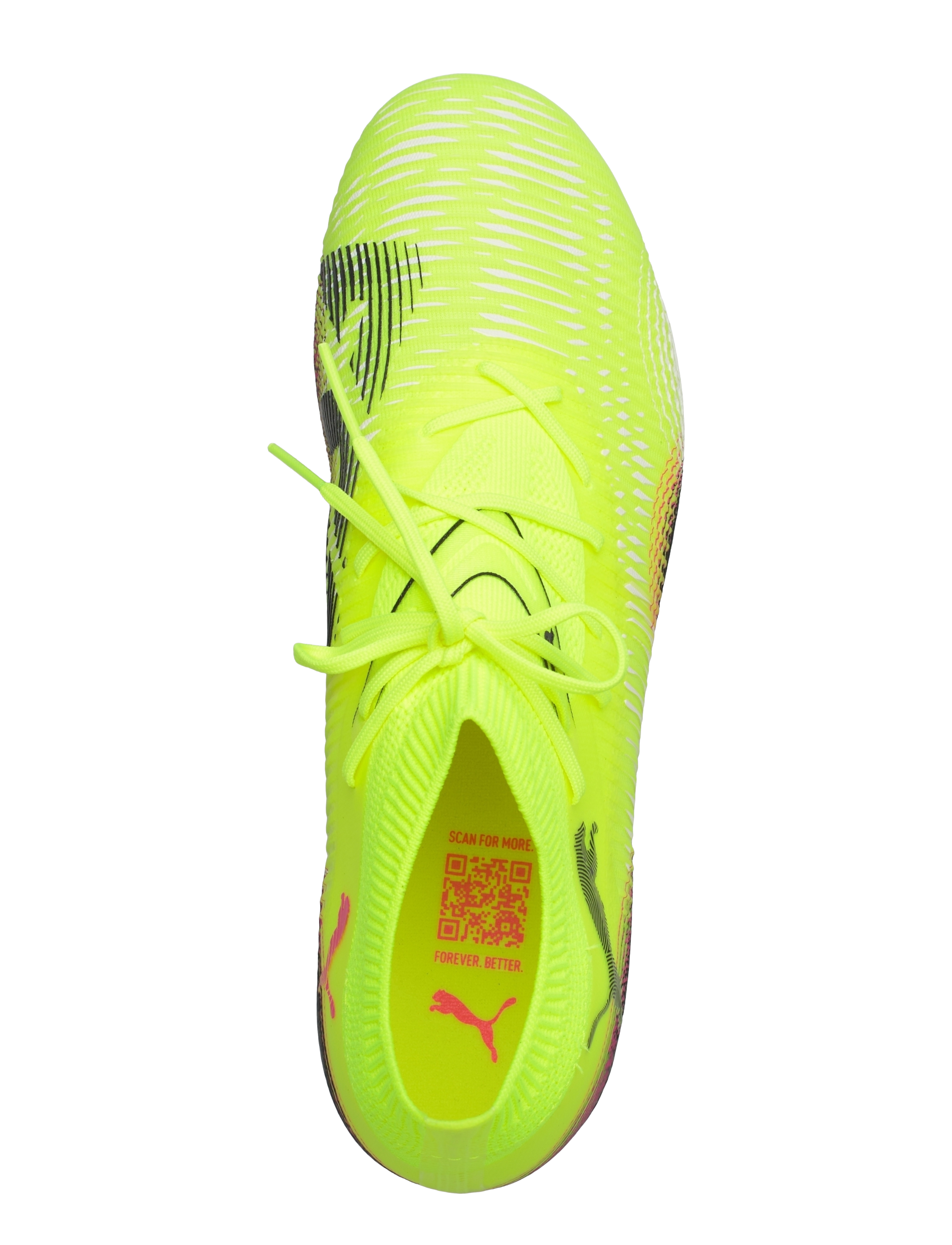 PUMA - FUTURE 8 MATCH FG/AG - fodboldsko - yellow alert-puma black-sun struck - 3