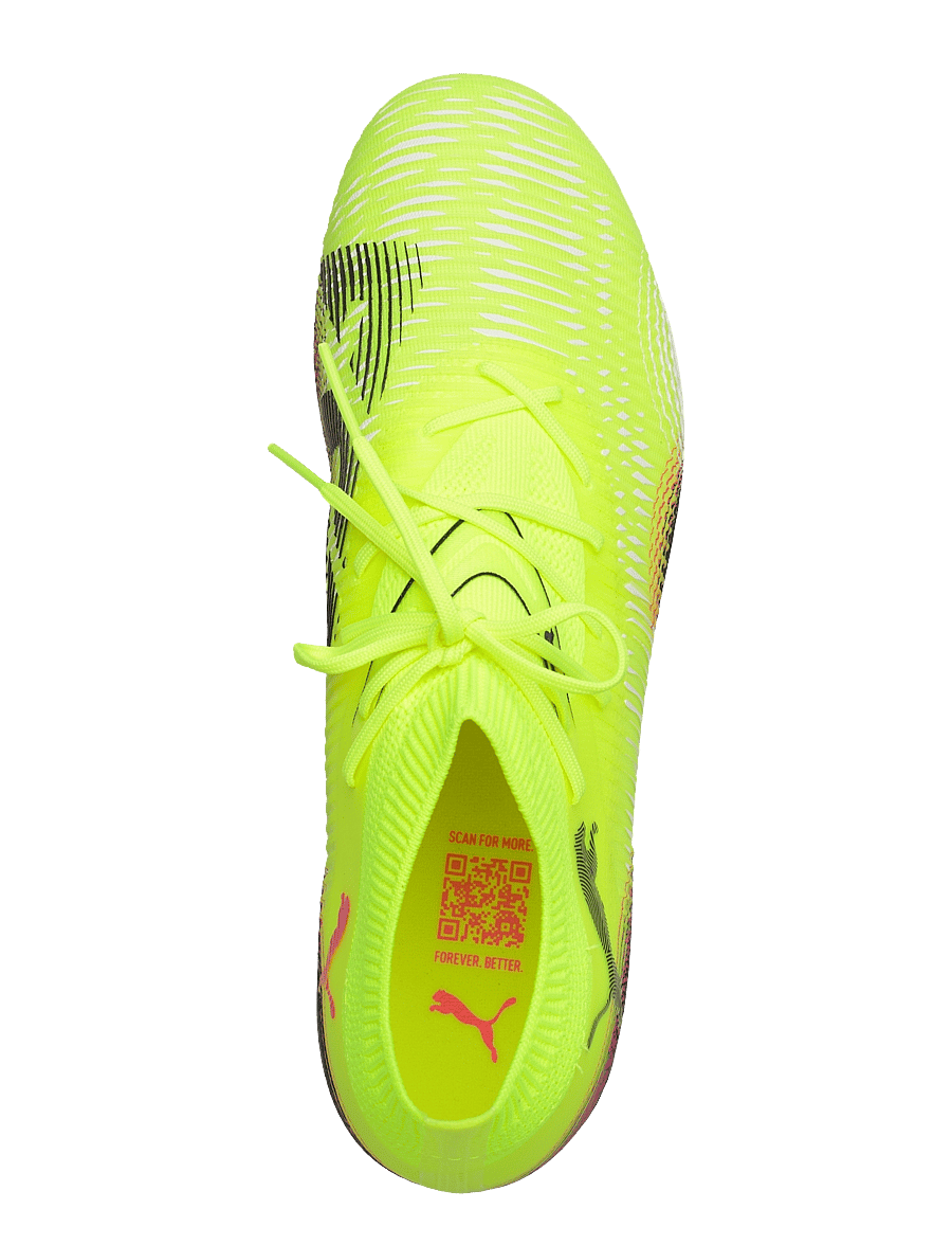 PUMA - FUTURE 8 MATCH FG/AG - futbolo bateliai - yellow alert-puma black-sun struck - 3
