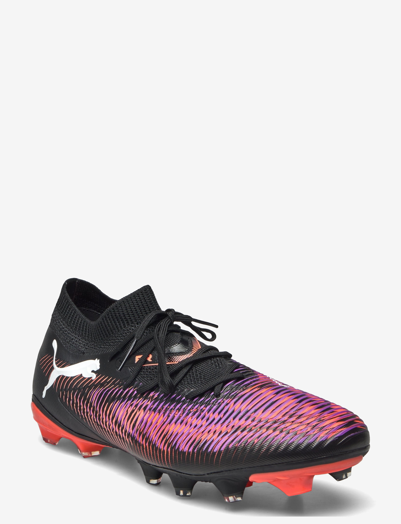 PUMA - FUTURE 8 MATCH FG/AG - fodboldsko - puma black-puma white-glowing red - 1