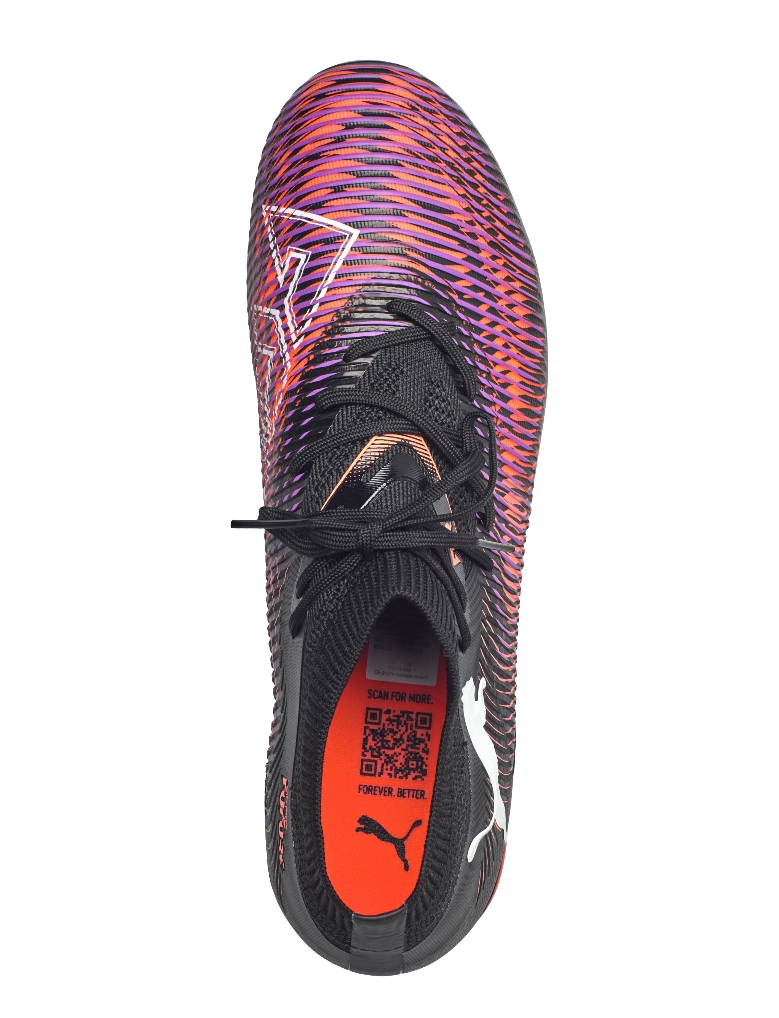 PUMA - FUTURE 8 MATCH FG/AG - fotbollsskor - puma black-puma white-glowing red - 4