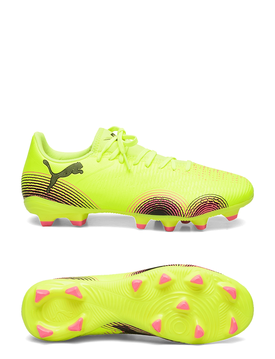 PUMA - FUTURE 8 PLAY FG/AG - fodboldstøvler - yellow alert-puma black-sun struck - 0