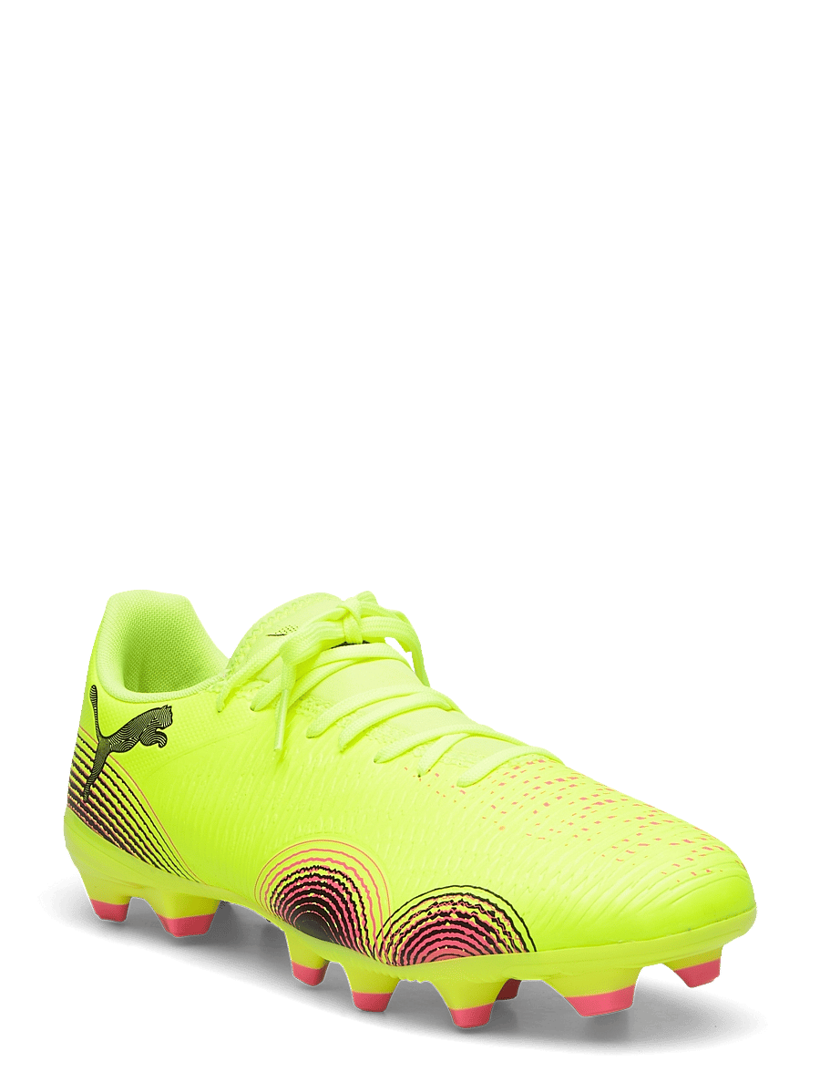 PUMA - FUTURE 8 PLAY FG/AG - fodboldstøvler - yellow alert-puma black-sun struck - 1