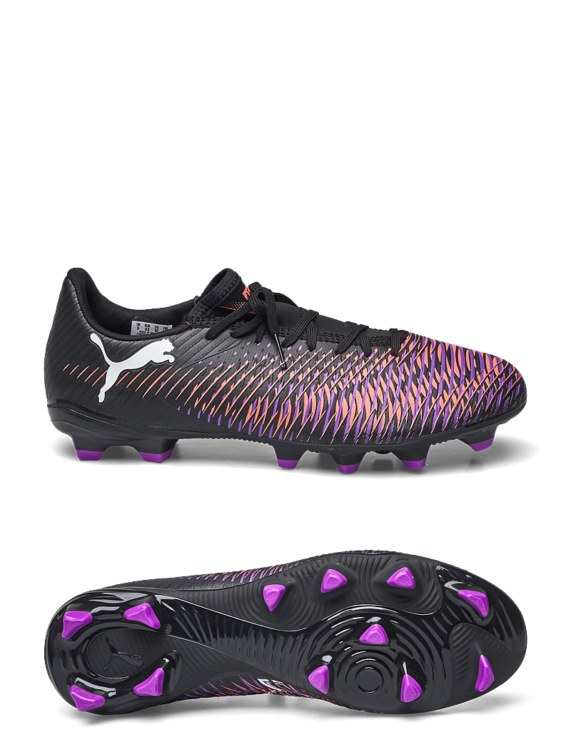 PUMA - FUTURE 8 PLAY FG/AG - fotbollsskor - puma black-puma white-glowing red - 0
