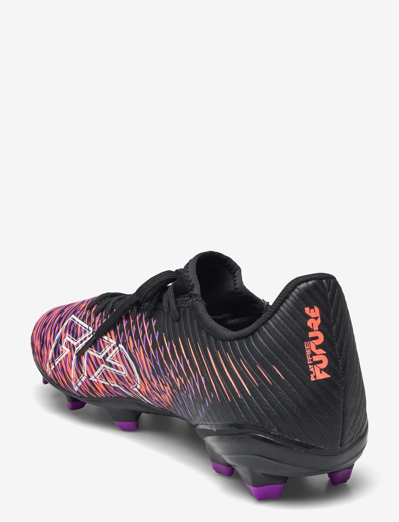 PUMA - FUTURE 8 PLAY FG/AG - fotbollsskor - puma black-puma white-glowing red - 2